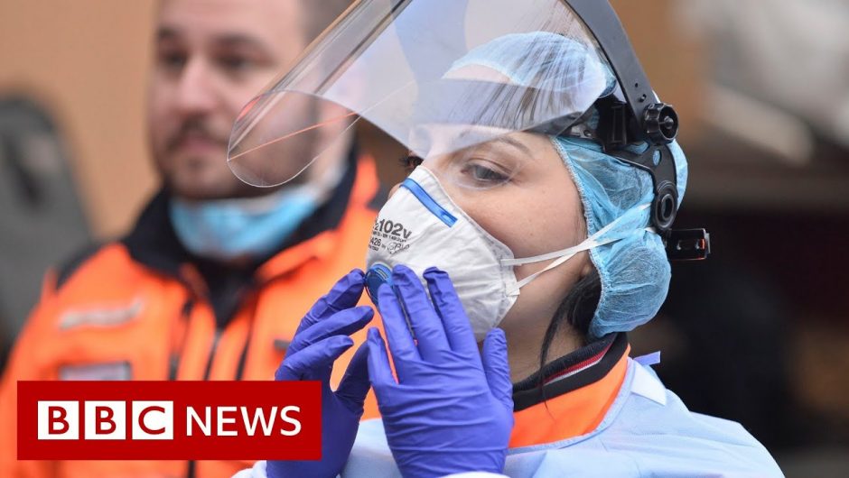 Italy coronavirus deaths rise by record 475 in a day – BBC News