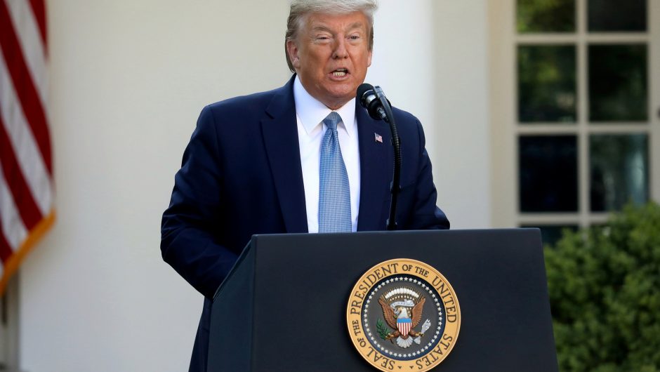Trump says coronavirus has peaked, some states will reopen before May 1