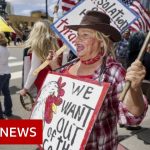 Coronavirus: US protests against and for lockdown restrictions – BBC News