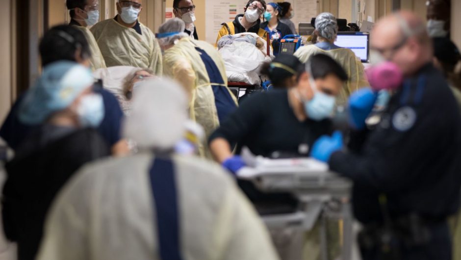 Coronavirus infections appear to spike in U.S. even as they decline elsewhere