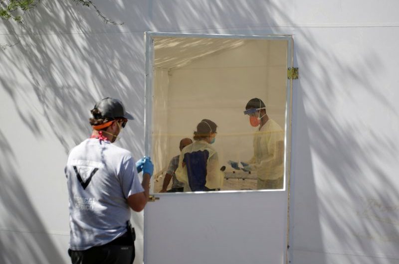 First coronavirus cases found in sprawling migrant camp at U.S. border