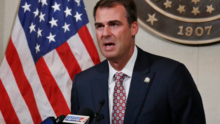 Oklahoma’s Kevin Stitt first US governor to get COVID-19