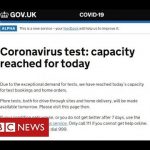 Coronavirus: test booking website swamped as thousands apply – BBC News