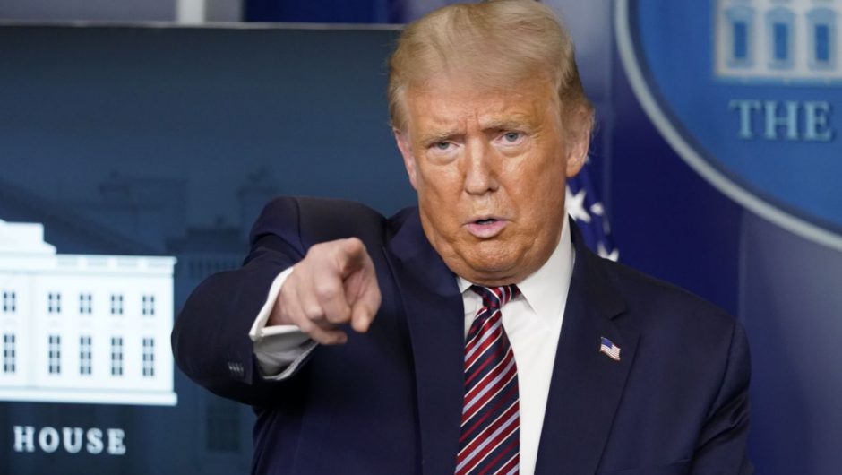 Trump says he is holding up coronavirus aid to block Postal Service funds for voting by mail