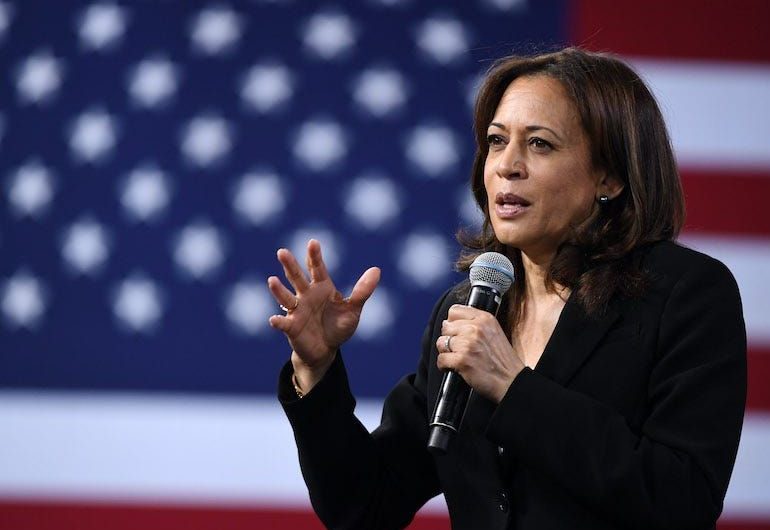 Kamala Harris says she ‘would not trust Donald Trump’ with a COVID-19 vaccine