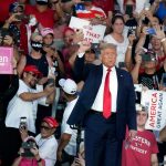 Photos from Trump’s Florida rally show supporters close together and not wearing masks even after Trump experienced COVID-19 first hand