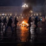 People across Italy violently protested new lockdown measures imposed after a spike in COVID-19 cases, setting fires and looting luxury stores