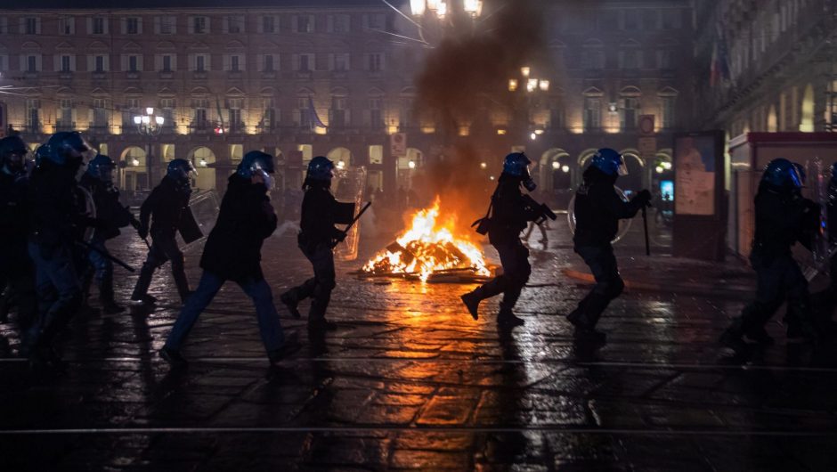 People across Italy violently protested new lockdown measures imposed after a spike in COVID-19 cases, setting fires and looting luxury stores