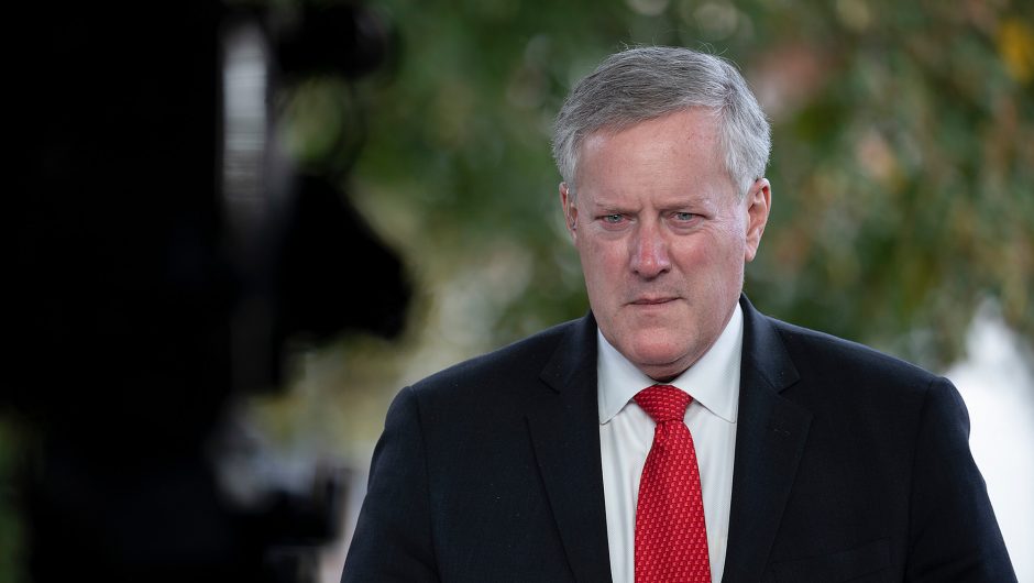 WH Chief of Staff Mark Meadows says we won’t control COVID-19
