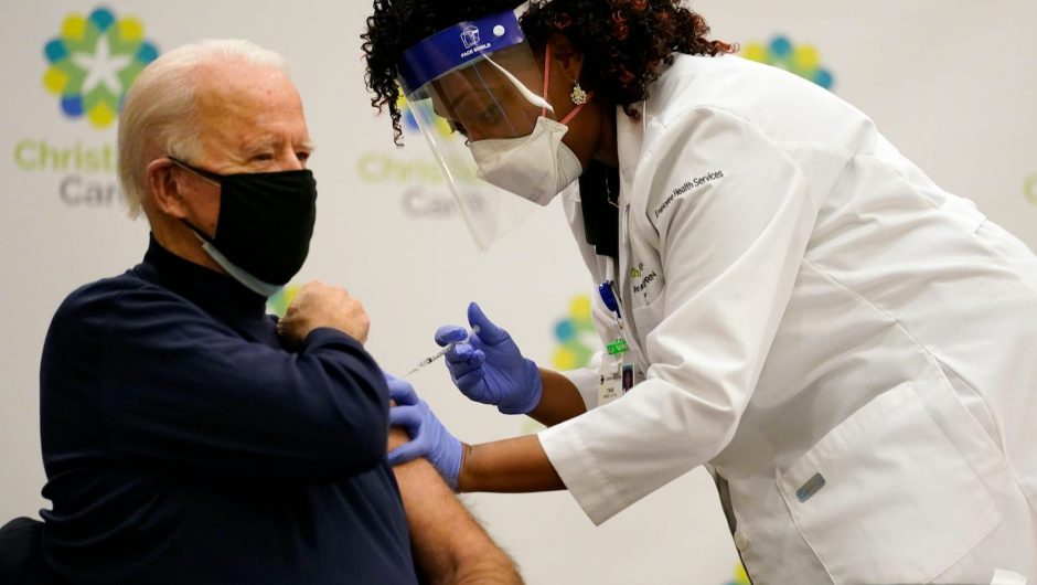 Biden plans to release the entire coronavirus vaccine supply instead of reserving half to guarantee second doses