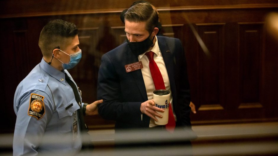 GA lawmaker ejected from chamber for refusing COVID-19 test