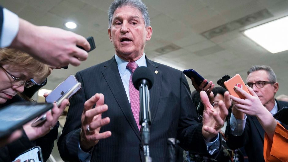 Key Democratic Sen. Joe Manchin signs off on $1.9 trillion COVID-19 stimulus bill as long as there’s a ‘bipartisan process’