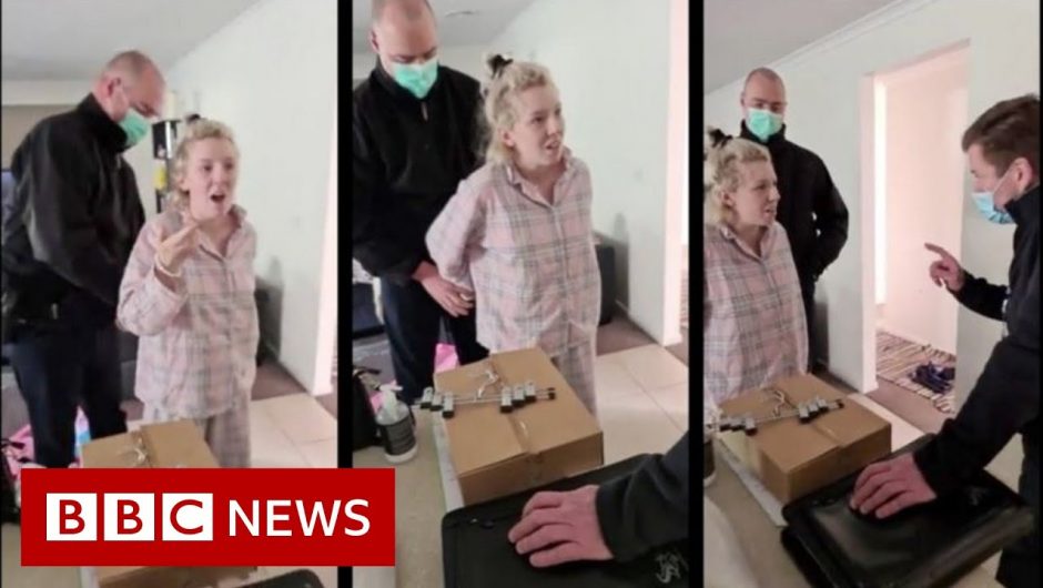Coronavirus: Australian anti-lockdown suspect's arrest draws controversy – BBC News