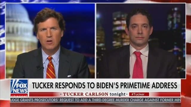 Tucker Casts Doubt on Vaccines After Biden’s COVID-19 Speech