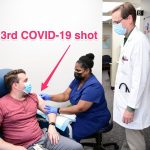 A man who boosted his Pfizer COVID-19 vaccine with a shot from Moderna said his side effects were a ‘little more severe’ the third time round