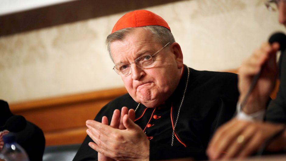 Cardinal Raymond Burke has COVID-19, is on a ventilator