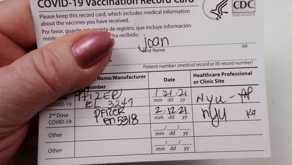 What to do if you lose your COVID-19 vaccine card