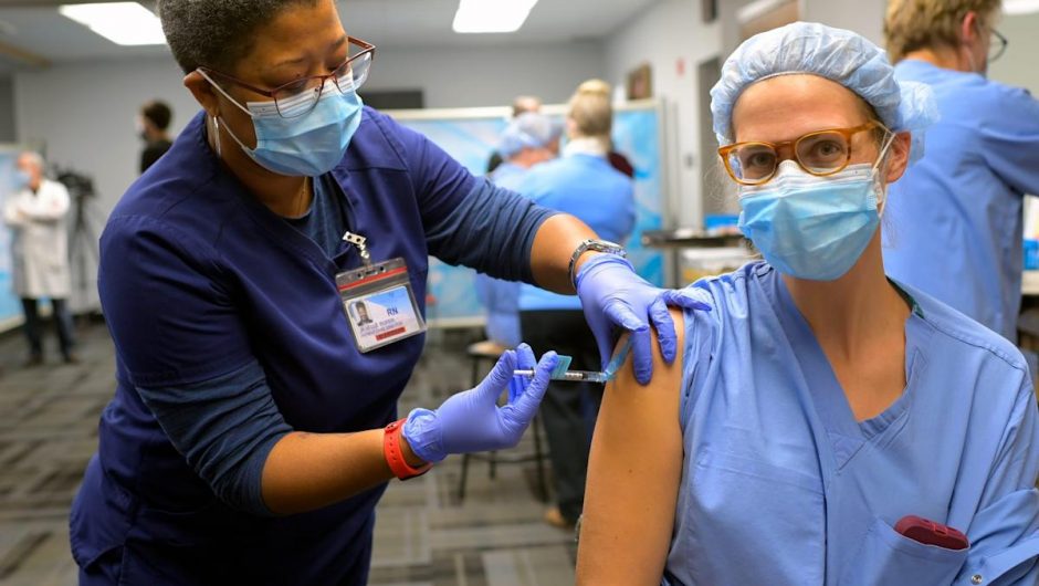About 1 in 8 nurses haven’t gotten a COVID-19 vaccine or don’t plan to get one, a new survey finds, setting up the potential for more staffing shortages at hospitals