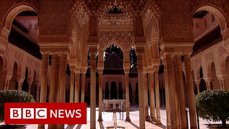 Coronavirus: Spain's Alhambra Palace reopens to visitors – BBC News