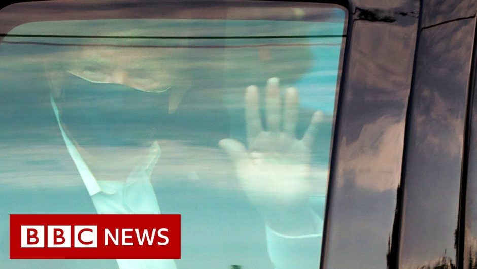 Trump Covid: President criticised over drive-past – BBC News