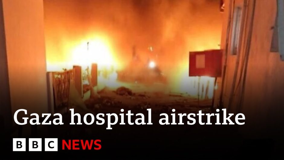 "Hundreds dead" in airstrike: Israel denies it attacked Gaza hospital – BBC News