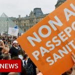 France rolls out Covid health pass as cases soar – BBC News